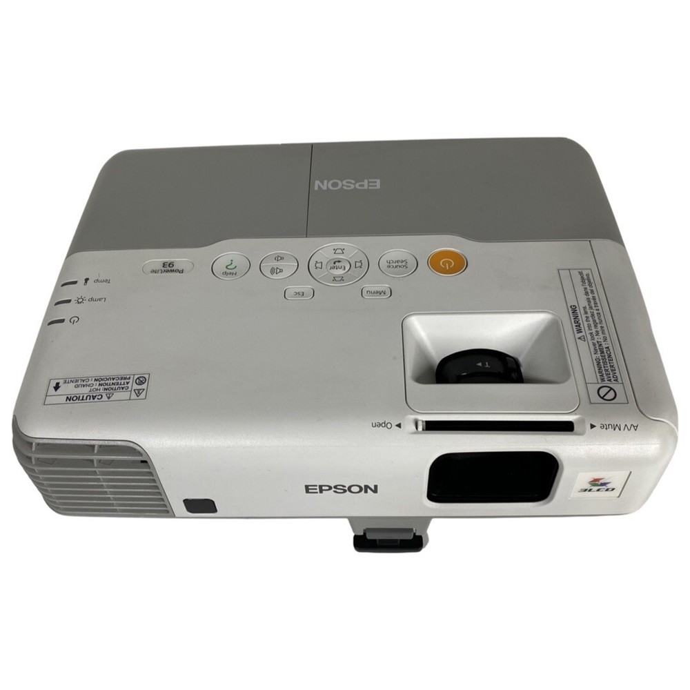 Epson LCD Projector PowerLite 93 Model H382A with Remote Control