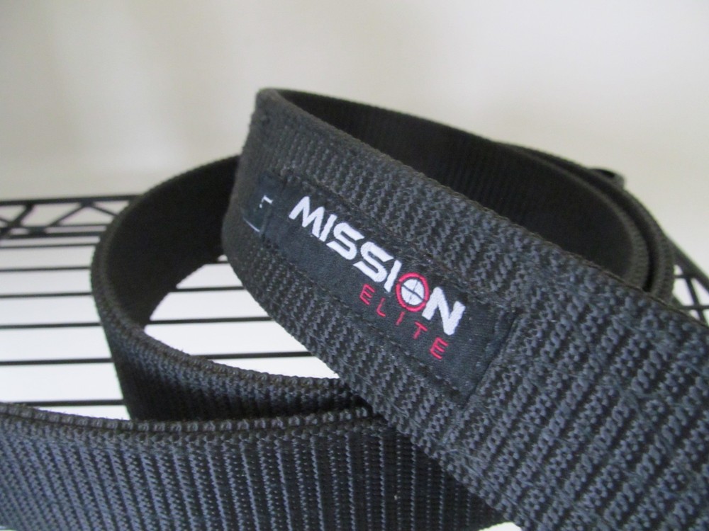 Mission elite tactical Belt Black Woven Size L