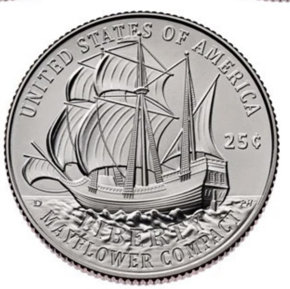 2026 P&D Semiquincentennial UNC.Quarters Mayflower Comp.( 2 Qtr. Set )