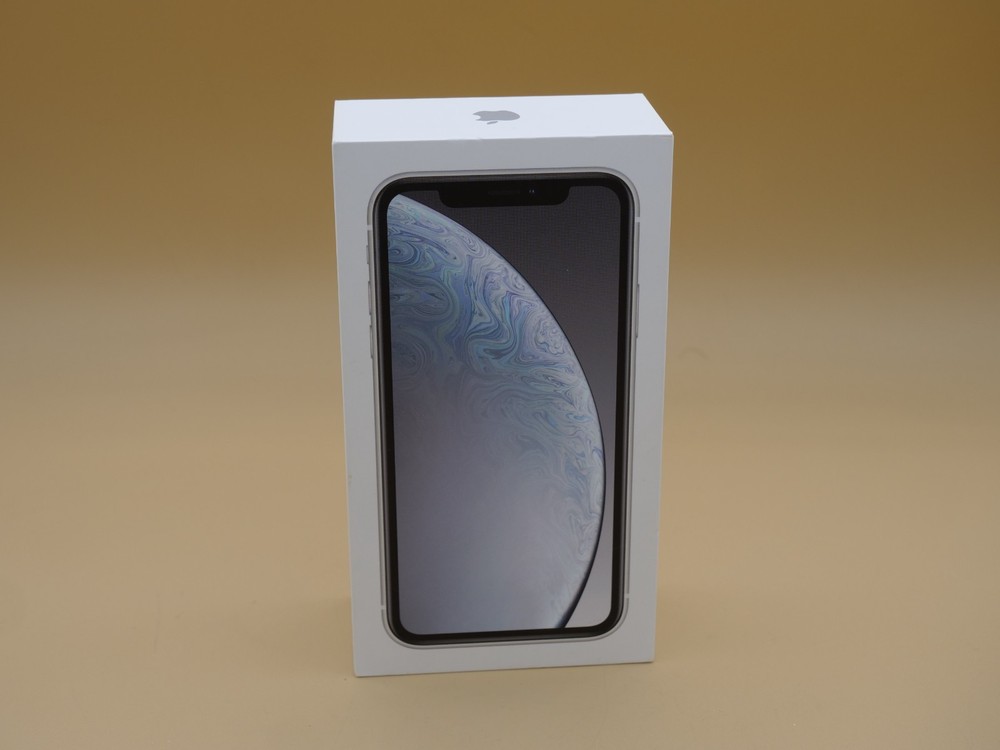 Empty Box ONLY Apple IPHONE XR WHITE 128gb