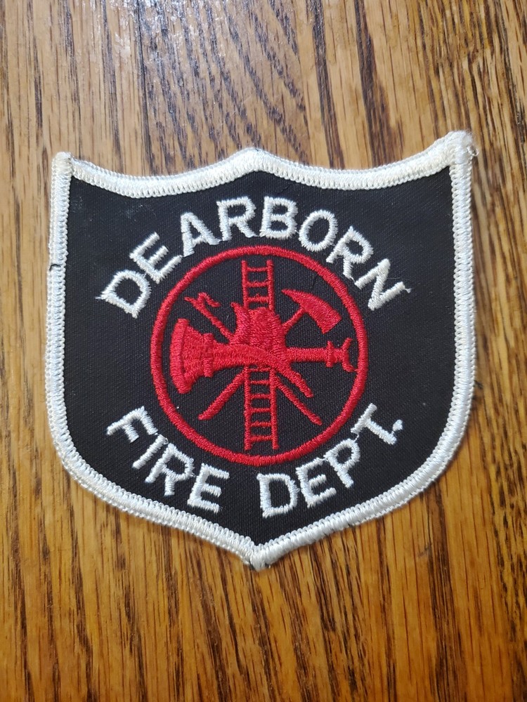 Vintage Dearborn Fire Department patch