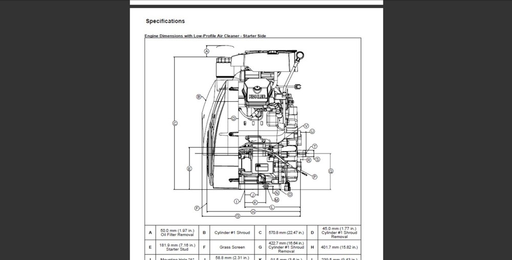 Kohler Engine Command PRO CH940 CH1000 Workshop Service manual