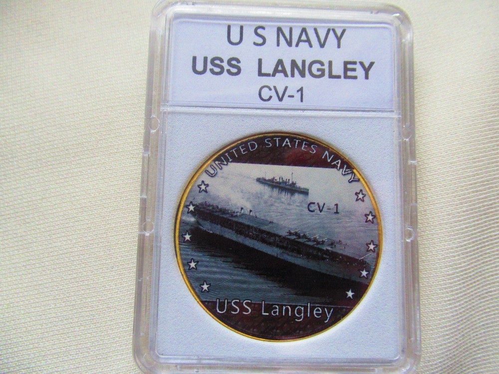 US NAVY - USS Langley (CV-1) Challenge Coin