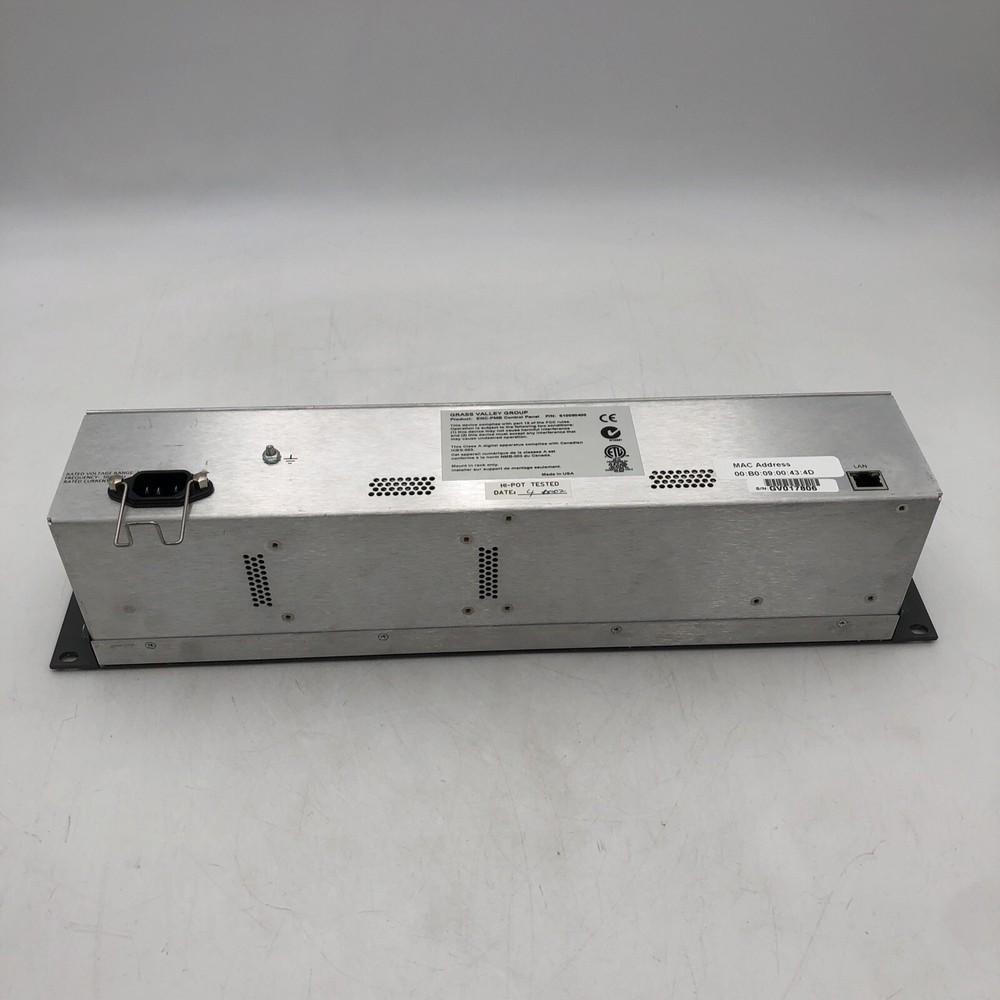 USED Grass Valley Encore/Prelude PMB Control Panel POWER TESTED READ B