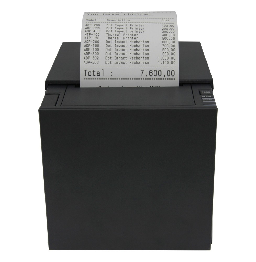 POSBANK A6E PRINTER USB Serial Network Ethernet White kitchen receipt Authentic