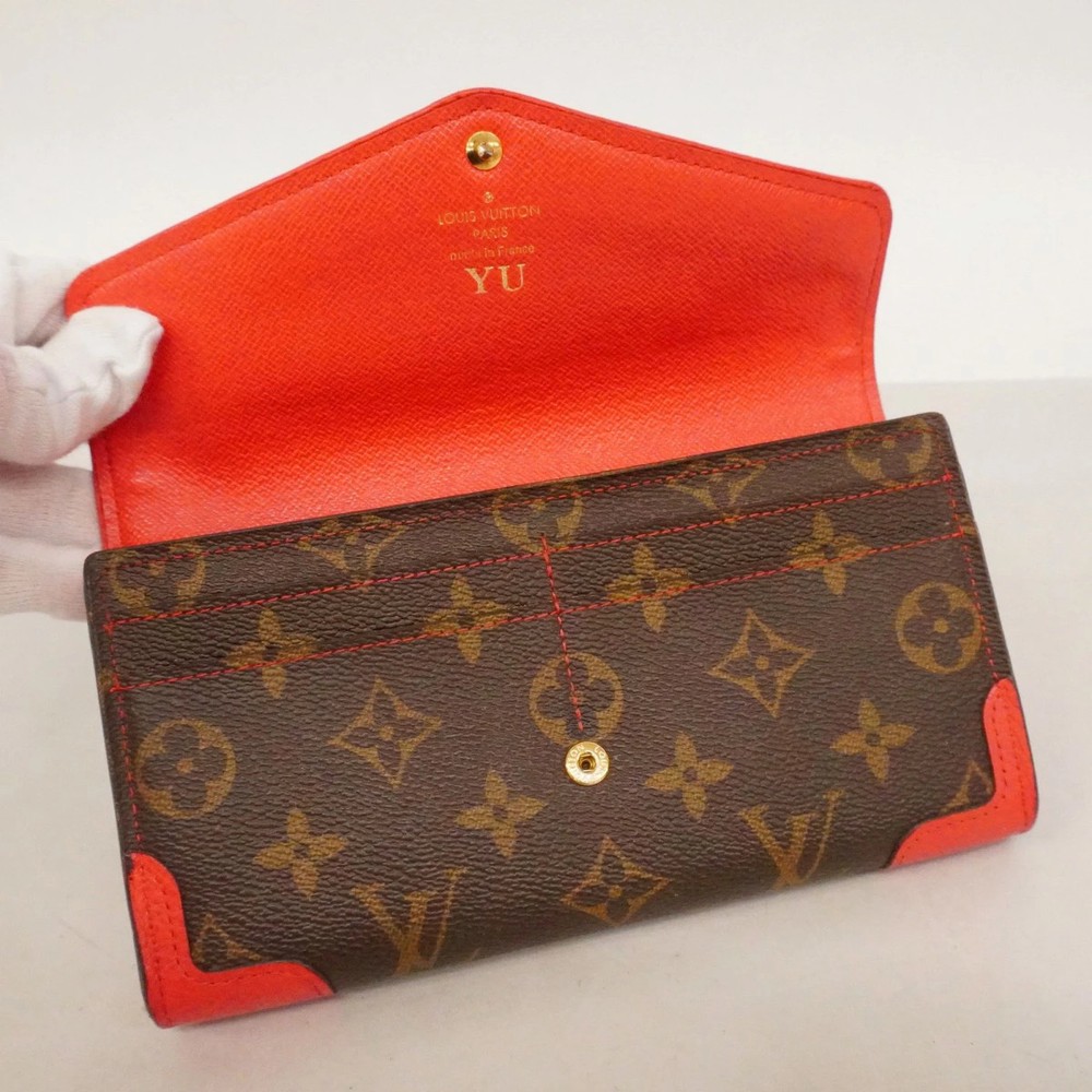 Louis Vuitton Monogram Long Wallet Leather