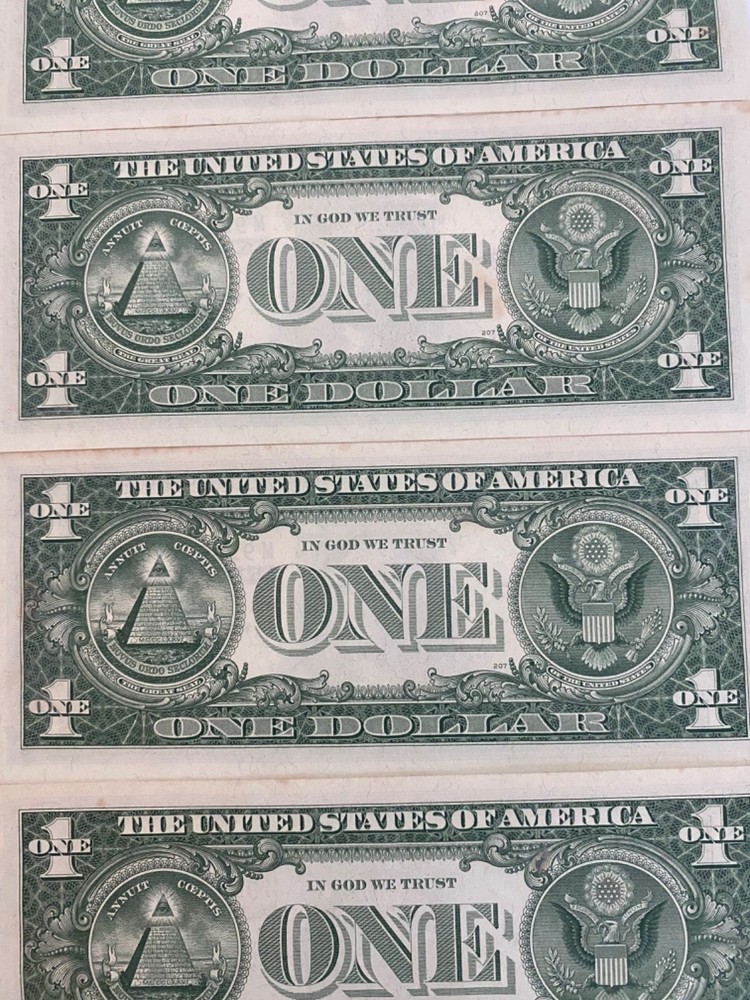 1957 A (6) consecutive numbered certificate notes