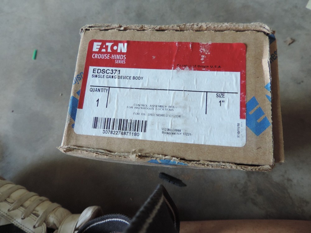 Eaton EDSC371 Single Gang Device Body