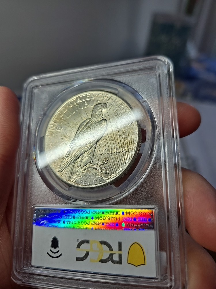 1928 PEACE DOLLAR PCGS MS63 VERY PQ!