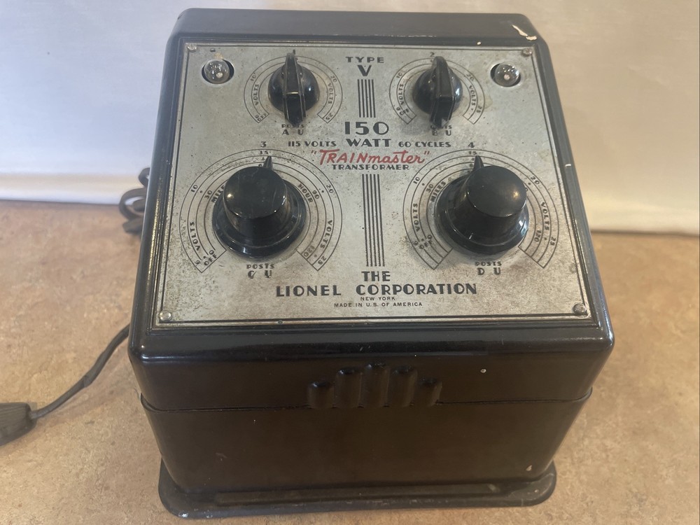 Lionel Type V 150 Watt TRAINmaster Transformer