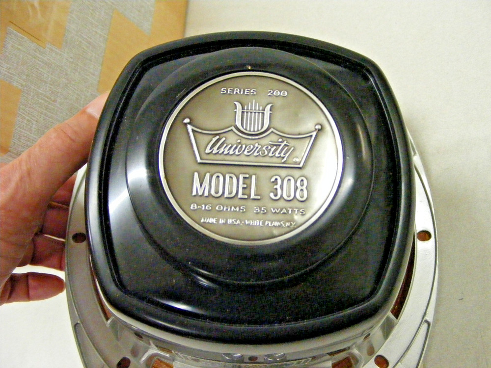 Vintage University Series 200 Three Way Diffaxial Speaker 308 with Box