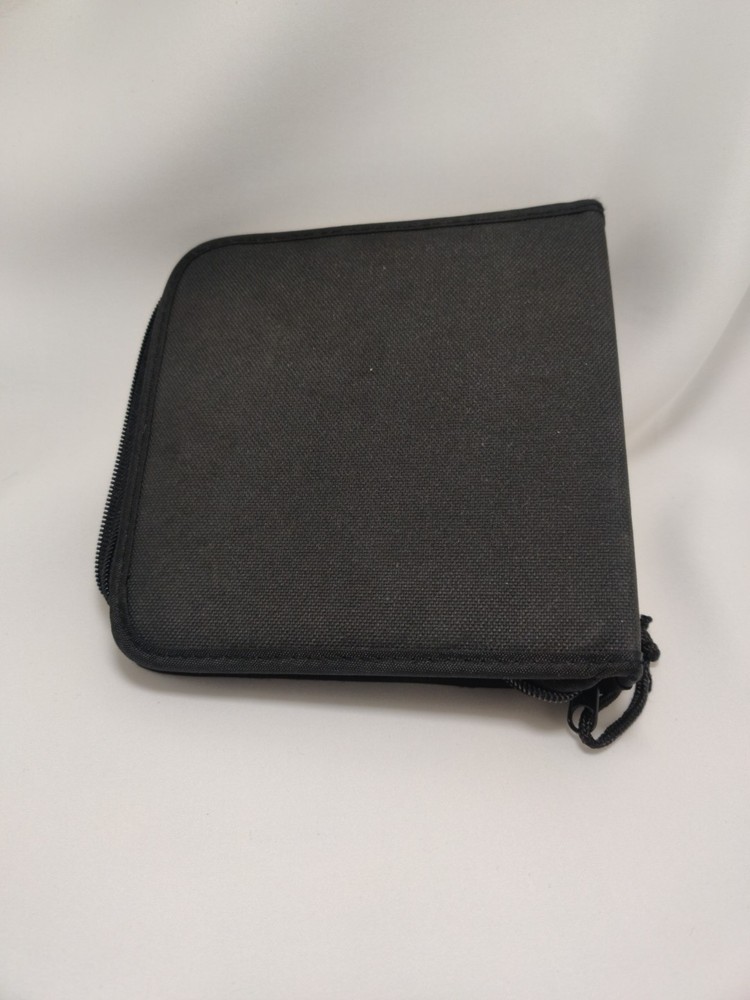 CD DVD Storage Carry Case 24 Disc Capacity Wallet CD Storage Carrying Case