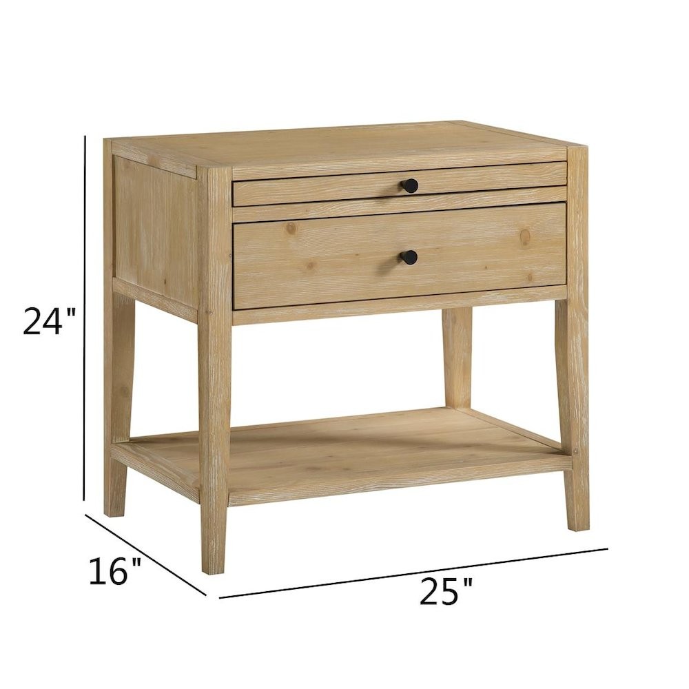 Shoreham 1-drawer Nightstand - Natural