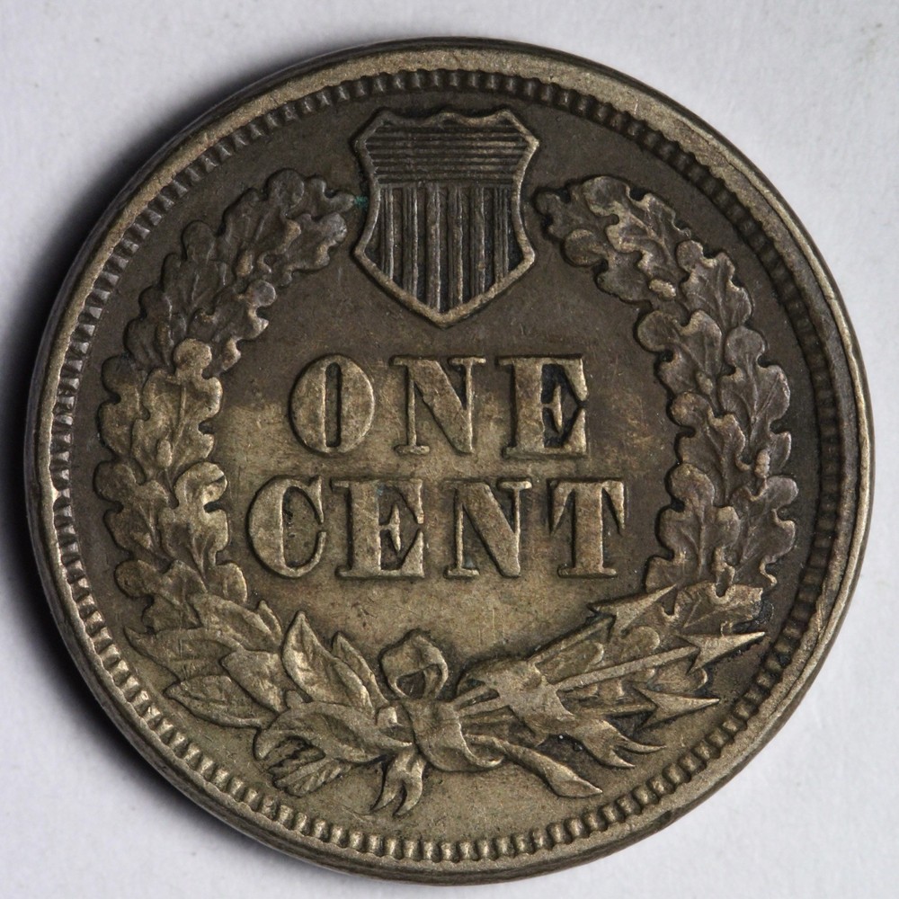 1863 Indian Head Cent Penny XF+ E110 TWCP