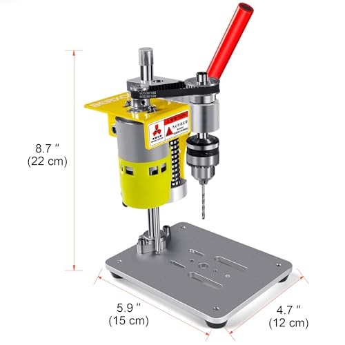 Mini Drill Press, Benchtop Drill Press, Portable Electric Drilling A-Regular