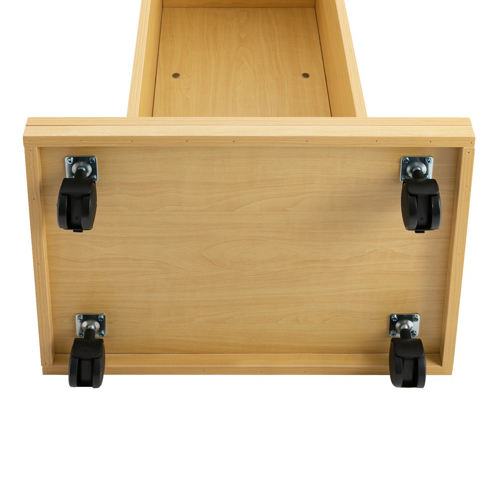 Portable Mobile Presentation Stand with Storage, Ideal for Classroom & Office