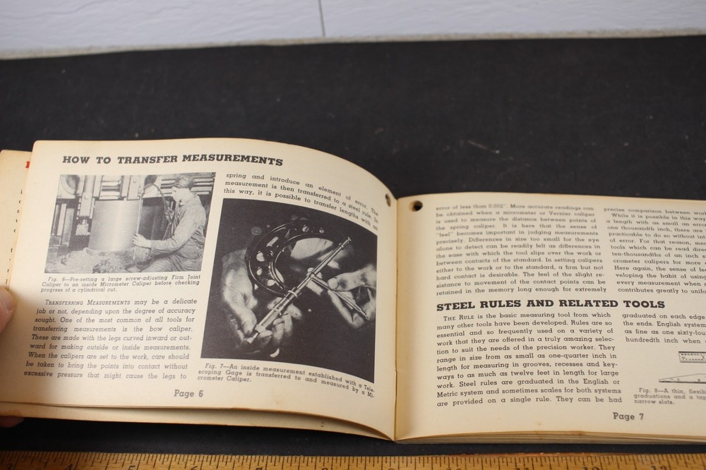 1947 Starrett Tools Instruction Booklet