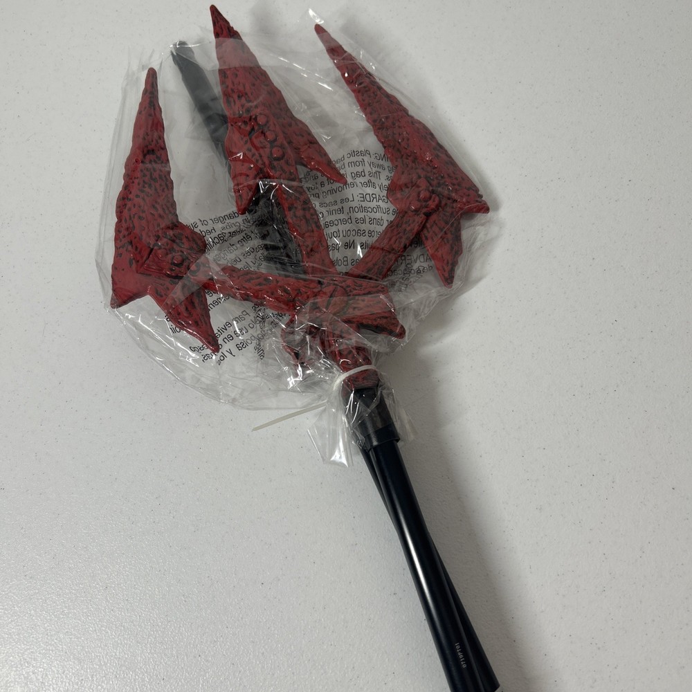 Pitchfork Halloween Accessory 48” Long Costume Devil Demon NWT