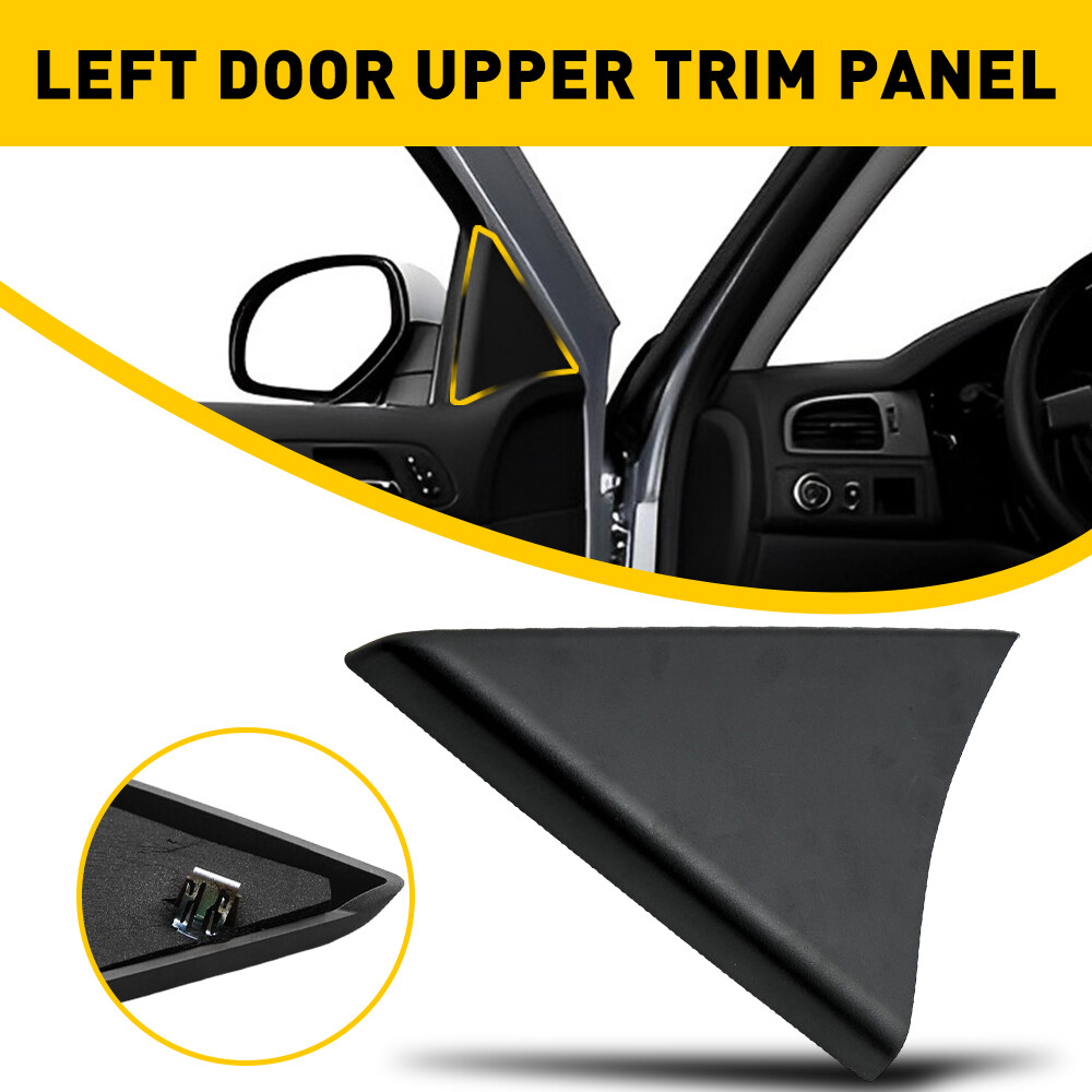 Door Upper Trim Panel Left Driver Inside Triangle Cover For 07-14 Silverado
