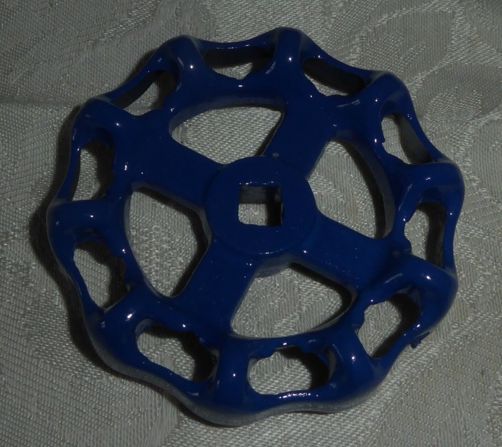 Vintage Blue Valve Handle
