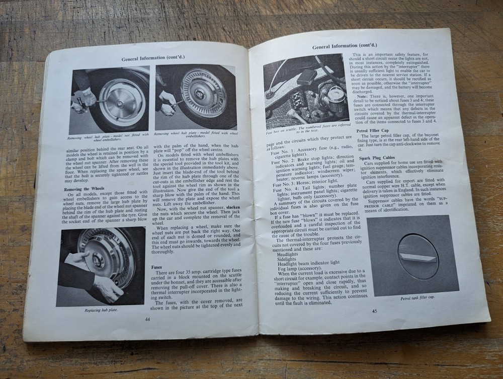 1965 Vauxhall Victor 101 Owners Handbook