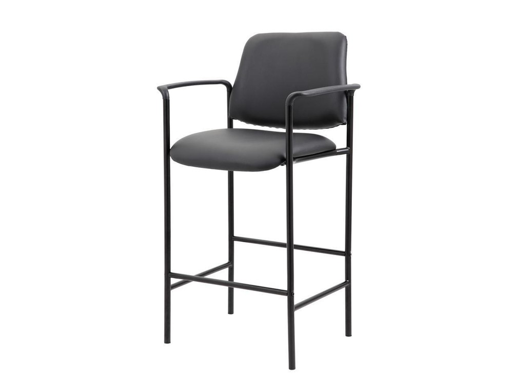 Boss Contemporary Slender & Sleek Upholstered Square Back Counter Drafting Stool