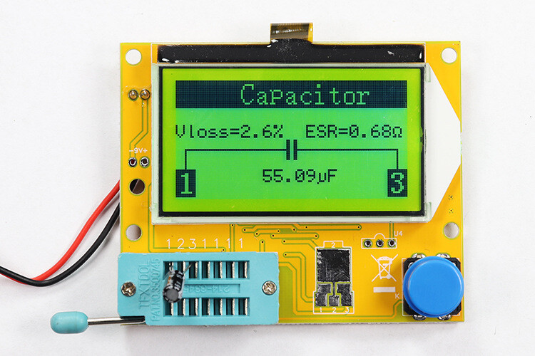 All-in-1 LCD Component Tester Transistor Diode Capacitance ESR Meter Inductance