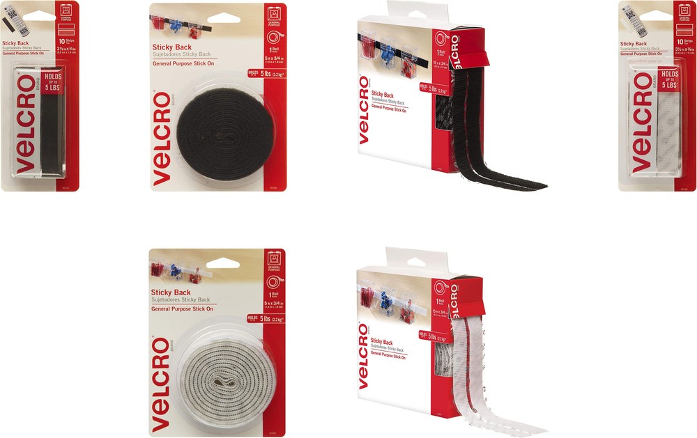 VELCRO Sticky Back Hook & Loop Adhesive Tape