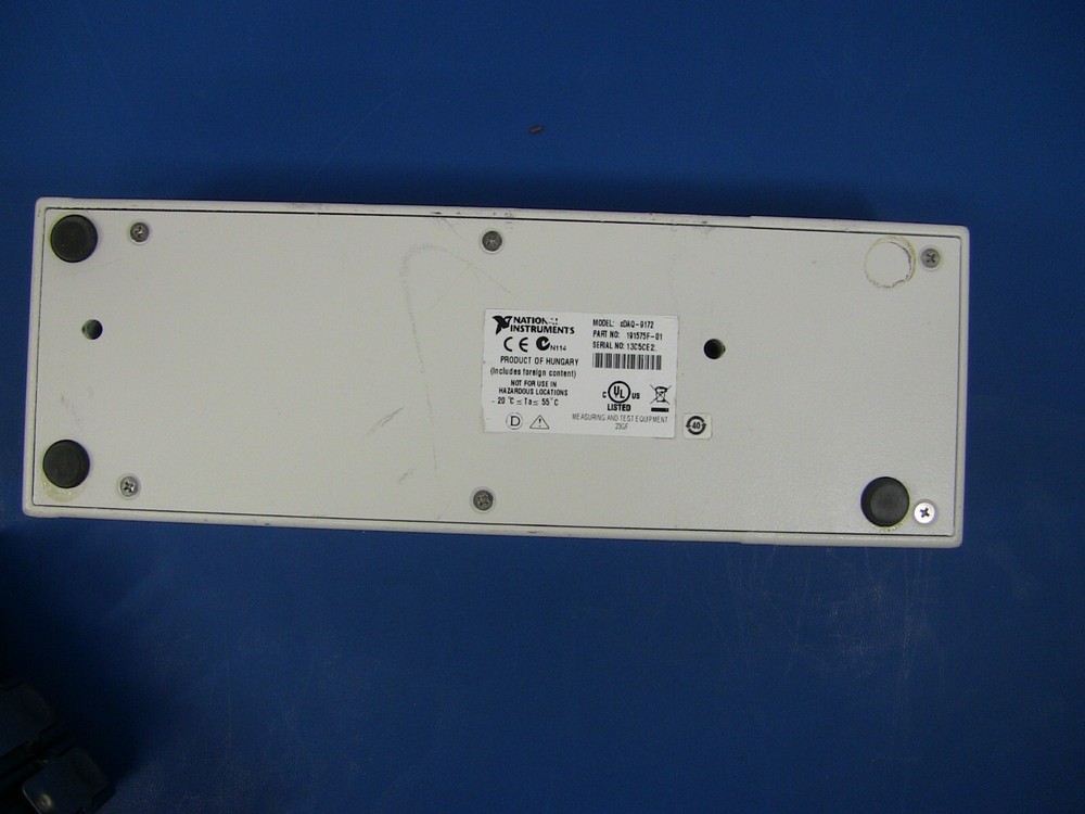 National Instruments NI cDAQ-9172 plus modules