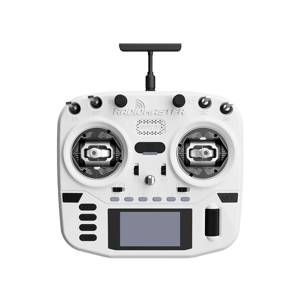 RadioMaster Boxer CRUSH ELRS with AG01 Hall Gimbals Remote Controller M2 (White)