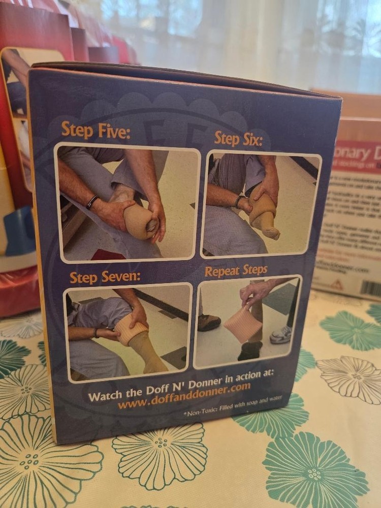 DOFF N' DONNER COMPRESSION STOCKING AID, NEW-NO CONE