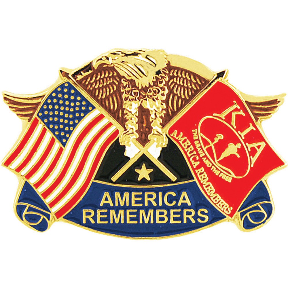 USA/KIA Lapel Pin Eagle Emblems (P12600)