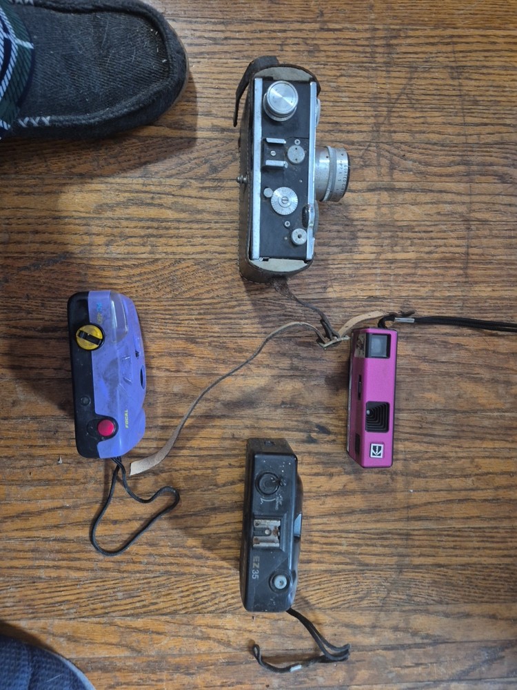4 Vintage Camera Lot Untested