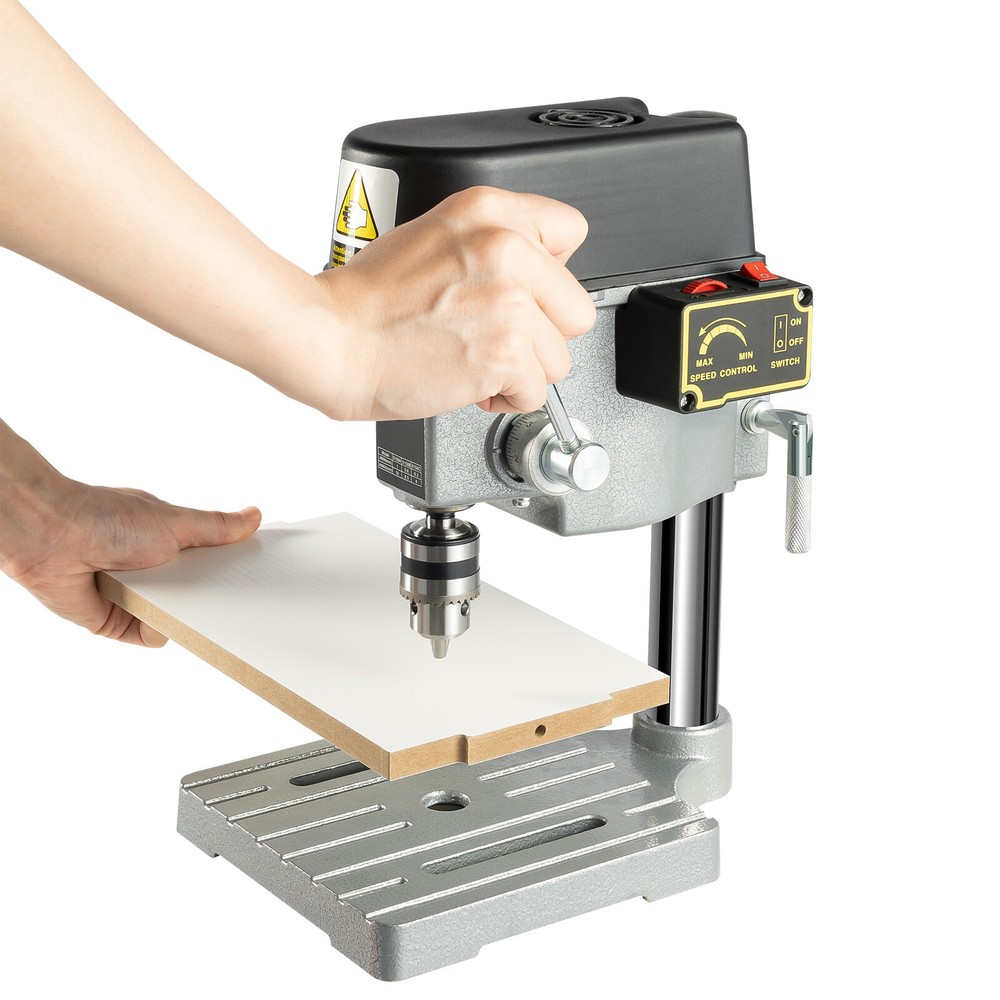 Bench Drill Press Stand 340W Mini Electric Bench Drilling Machine Drill Chuck US