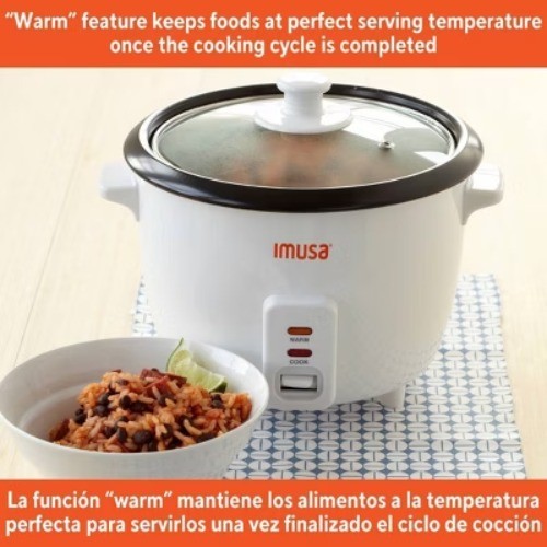 IMUSA Rice Cooker White