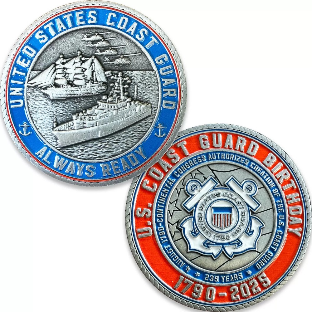 2025 US Coast Guard Birthday Coin