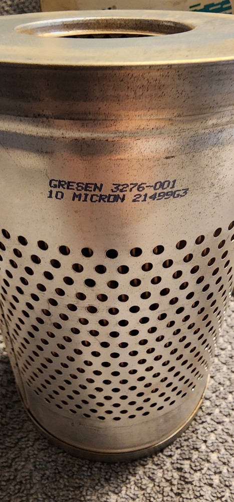 Gresen 3276-001 10 Micron Hydraulic Fluid Filter Element