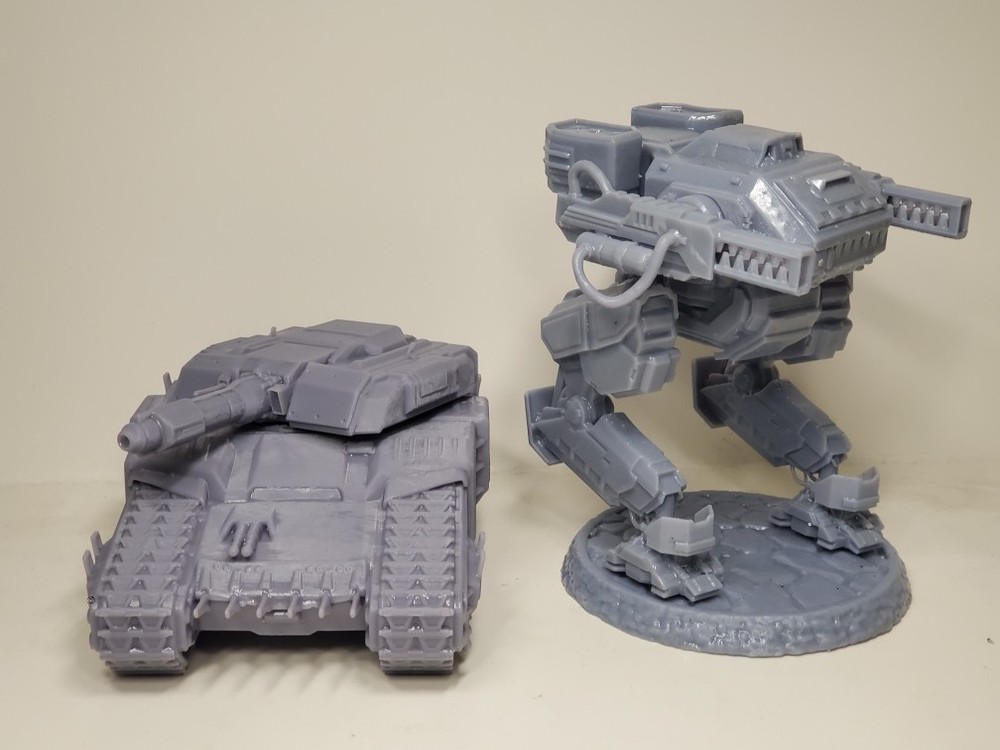 Helldivers 2 Automaton War Assault Strider Miniature