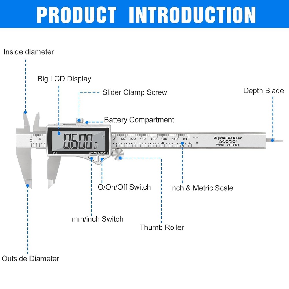 Stainless Steel Digital Caliper