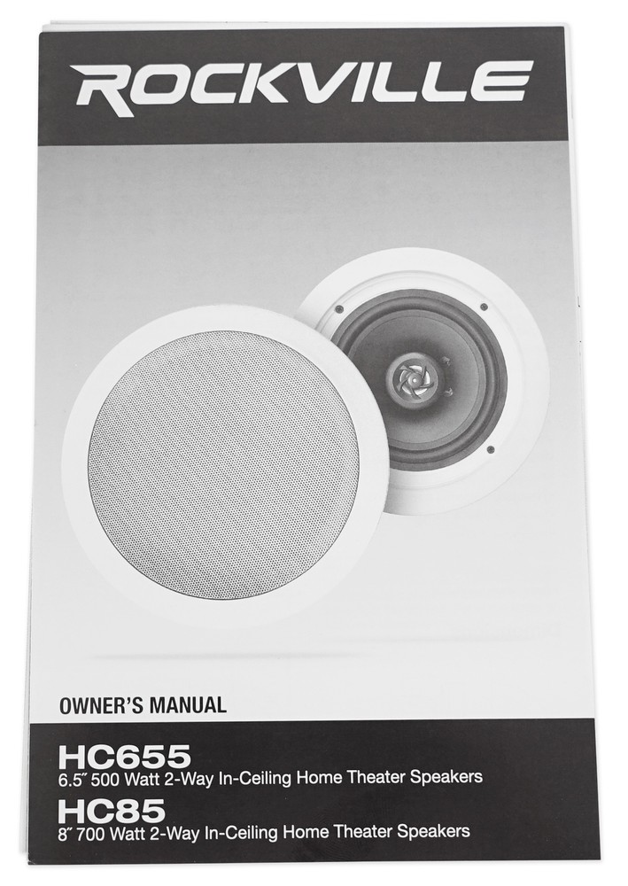(4) Commercial Ceiling Speaker System+Bluetooth Amp/Receiver 4 Restaurant/Office