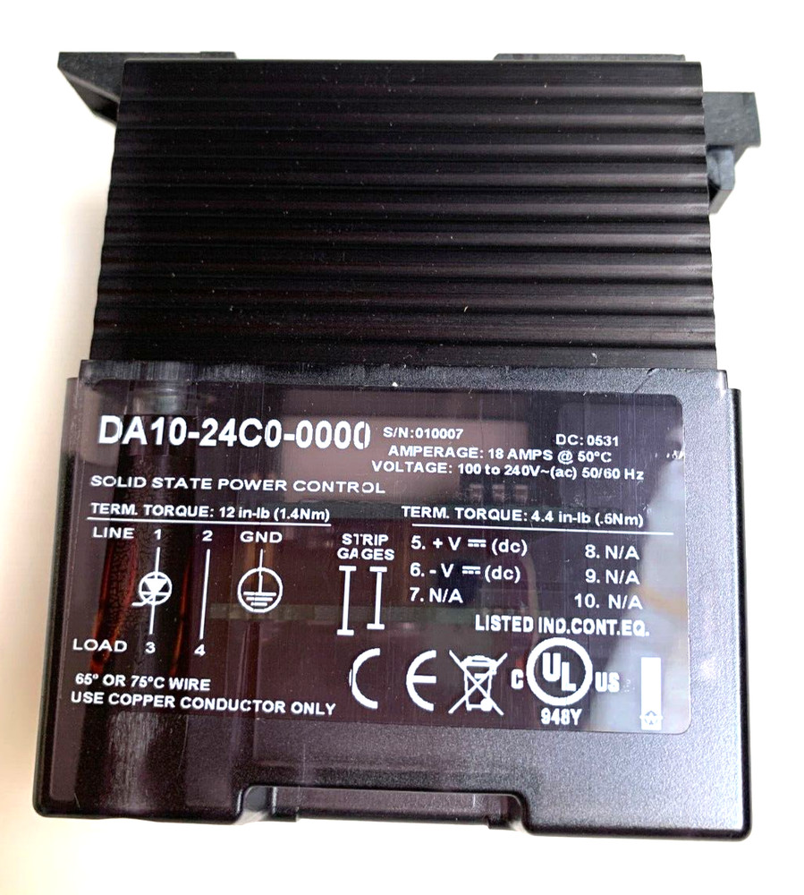 Watlow DA10-24C0-0000 Din-A-Mite Solid State Power Control new