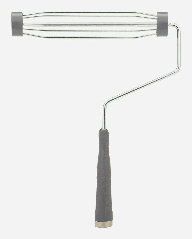 Linzer Pro 9" Regular PAINT ROLLER FRAME Threaded End GRAY Plastic Grip RF201-9