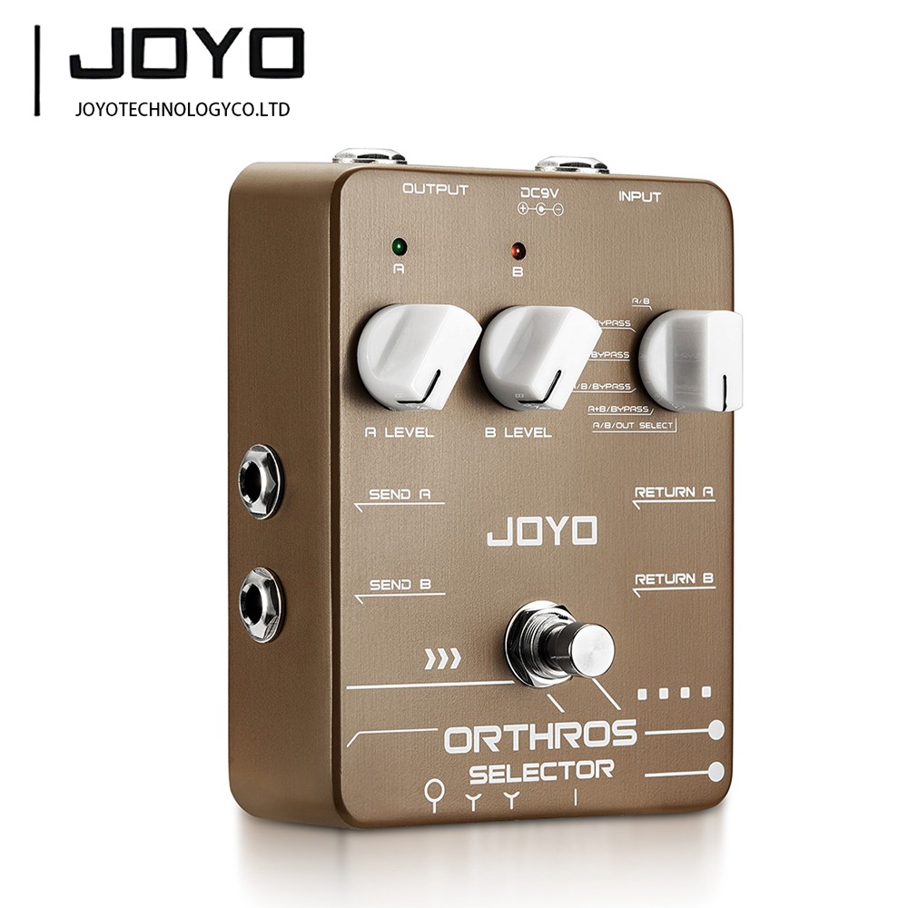 JOYO Multi-mode line select Pedals 6 Mode with AB Independent Control Channel