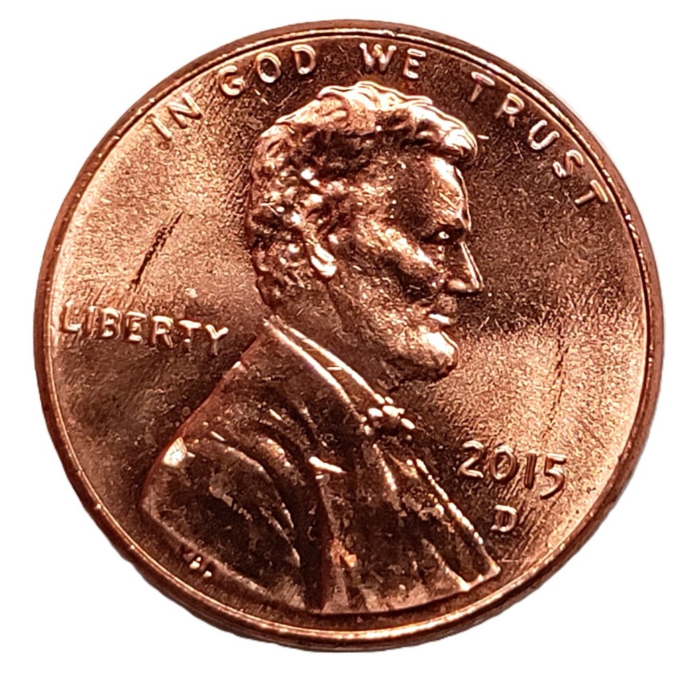 2015 D Lincoln Shield Cent  Uncirculated Penny
