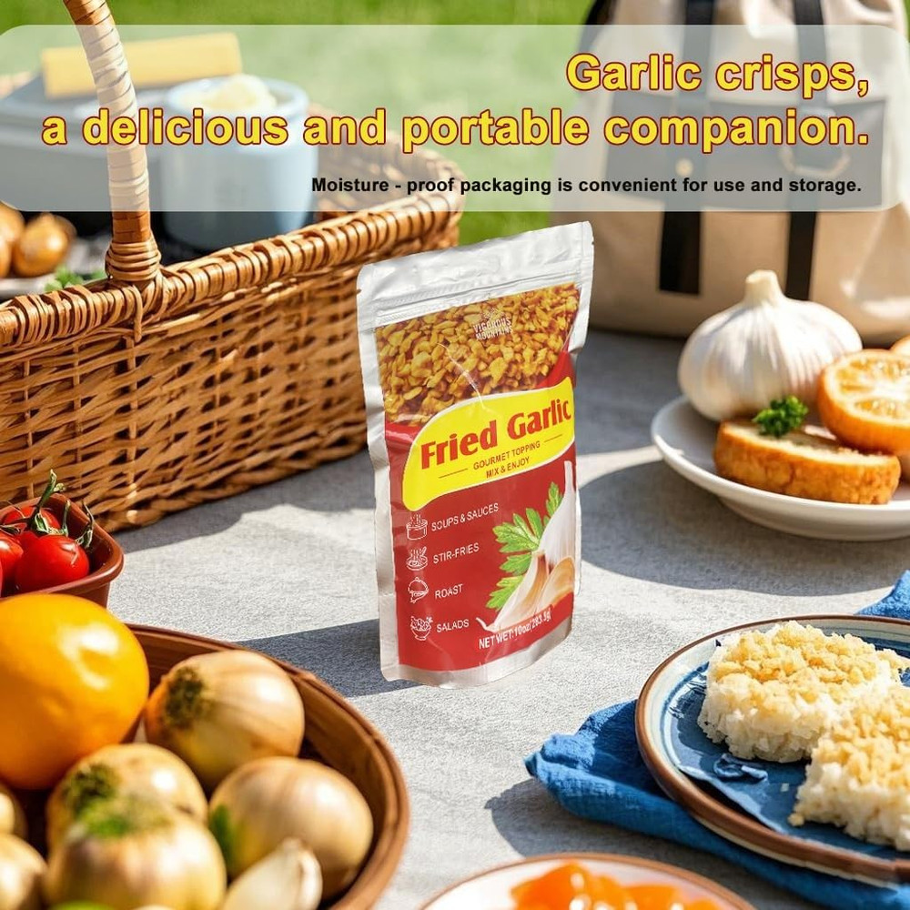 VIGOROUS MOUNTAINS Crispy Fried Garlic 10 Oz
