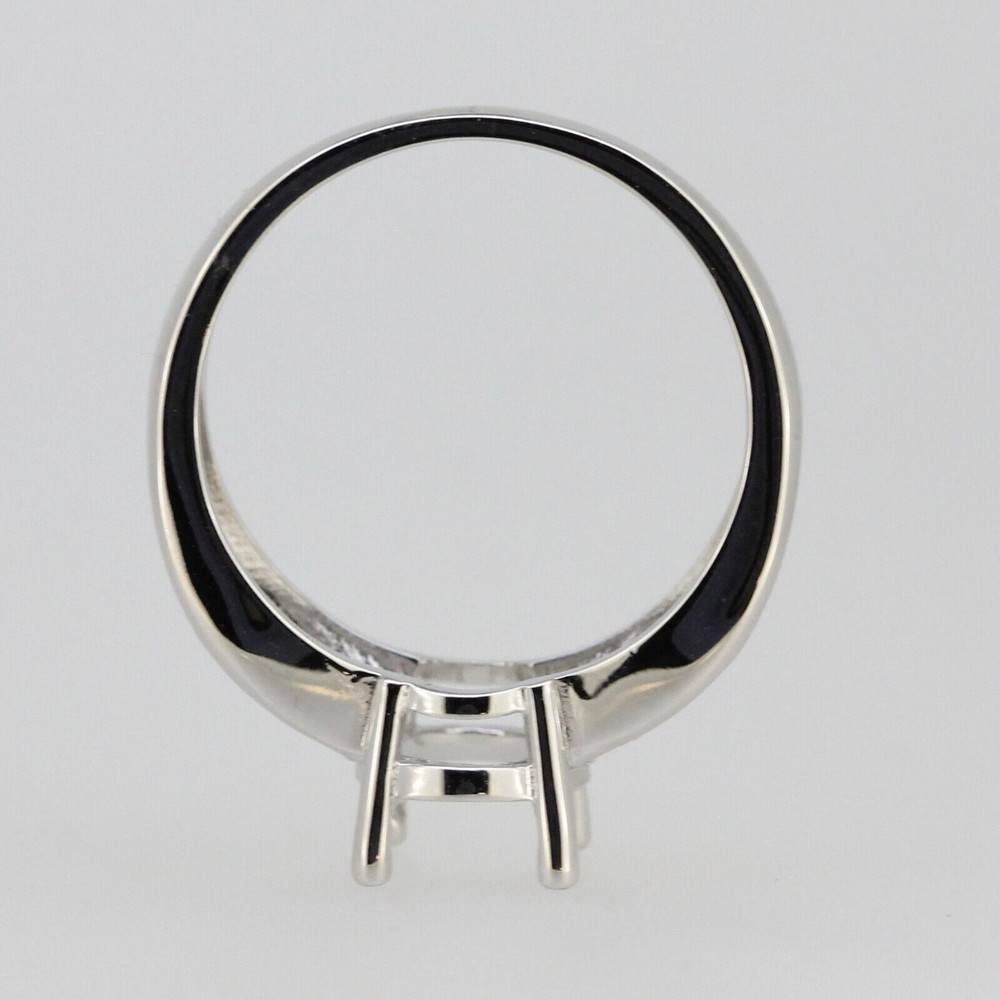 Sterling Silver Semi Mount Ring Setting Oval OV 10x8mm