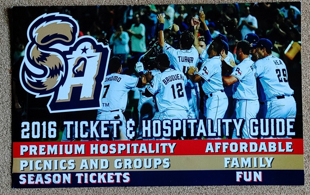 2017 San Antonio Missions Program/Player Photos/Schedule ~ '16 Guide Trea Turner
