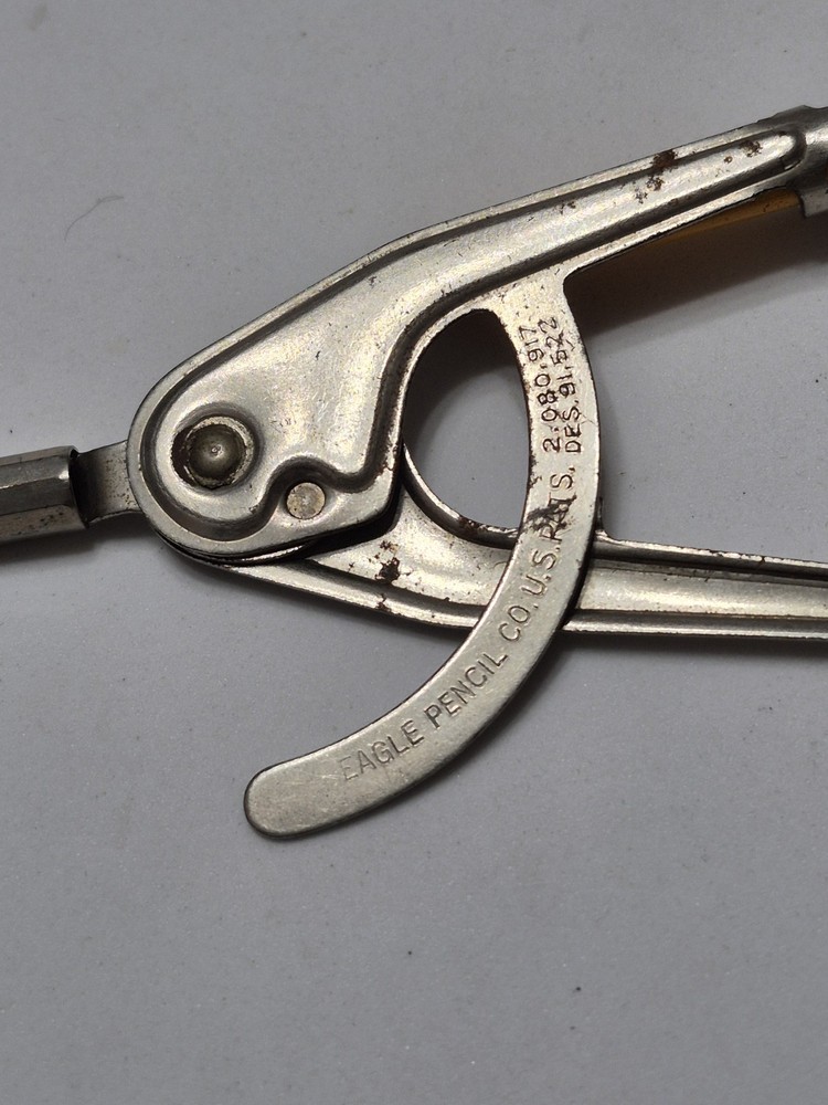 Vintage Eagle Pencil Co New York Compass Drafting Tool