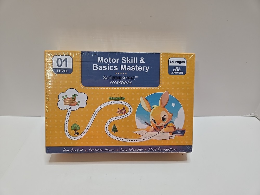 Little Curious Minds ScribbleSmart Workbook Level 1 Motor Skill & Basics Mastery