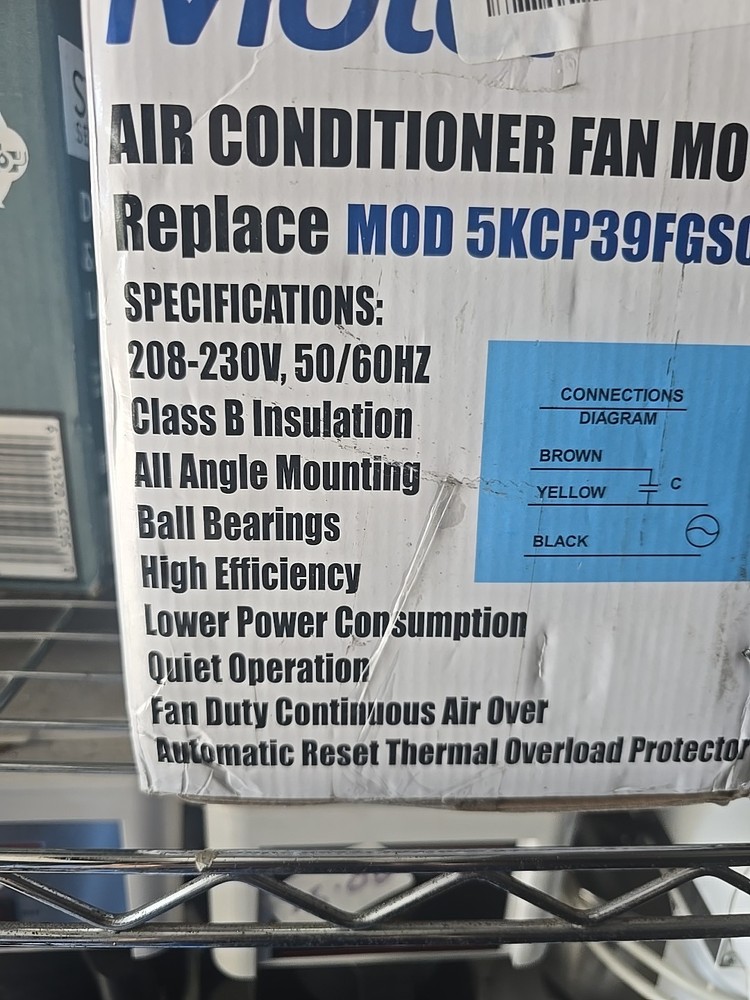 air conditioning fan motor